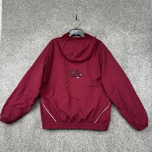 Vintage 90s Carolina Gamecocks Jacket Men Large Red Fleece Lined Red Oak Pockets